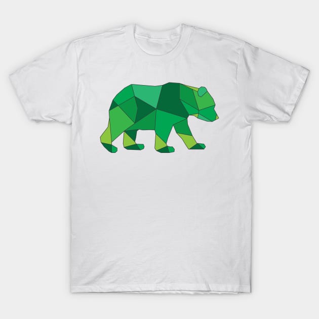 Wildlife green bear T-Shirt by SeriousMustache